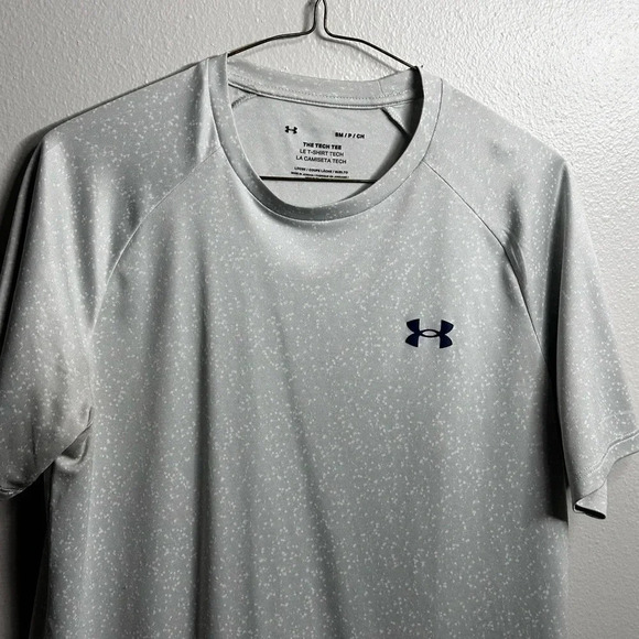 Under Armour Men Gray The Tech Tee Loose Fit Athletic Size Small. - Picture 2 of 9